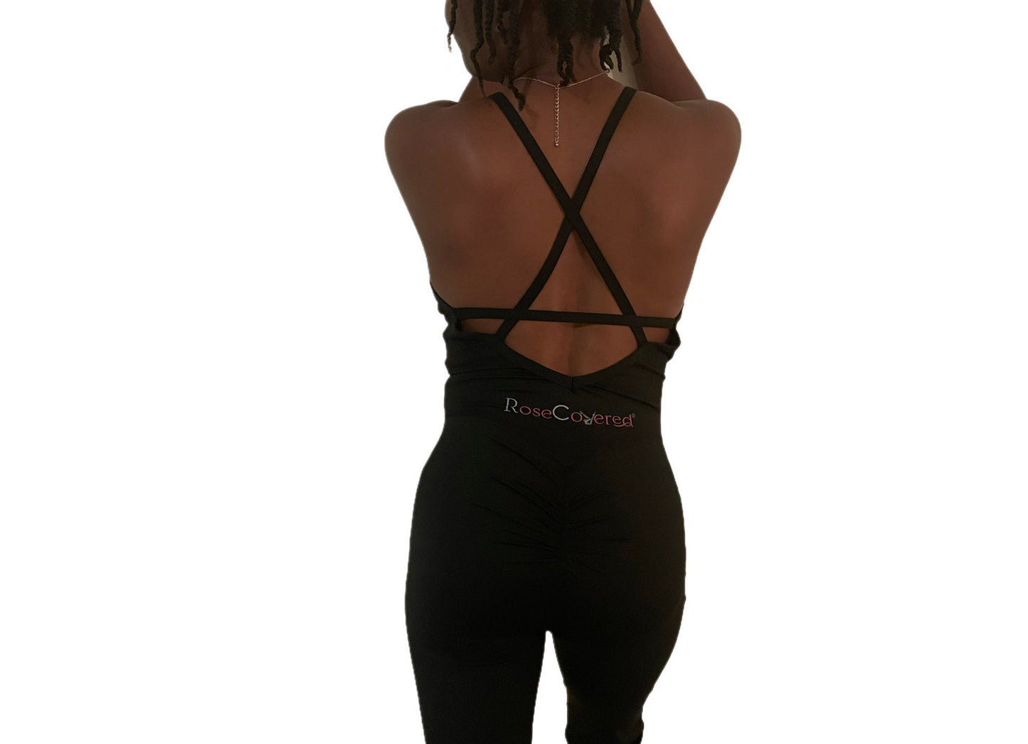 Obsidian Black Yoga Bodysuit