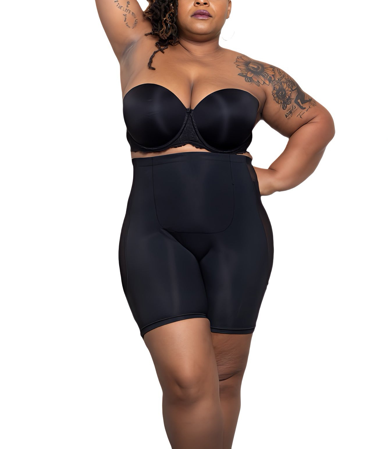Lux1163 Shapewear Shorts-Espresso