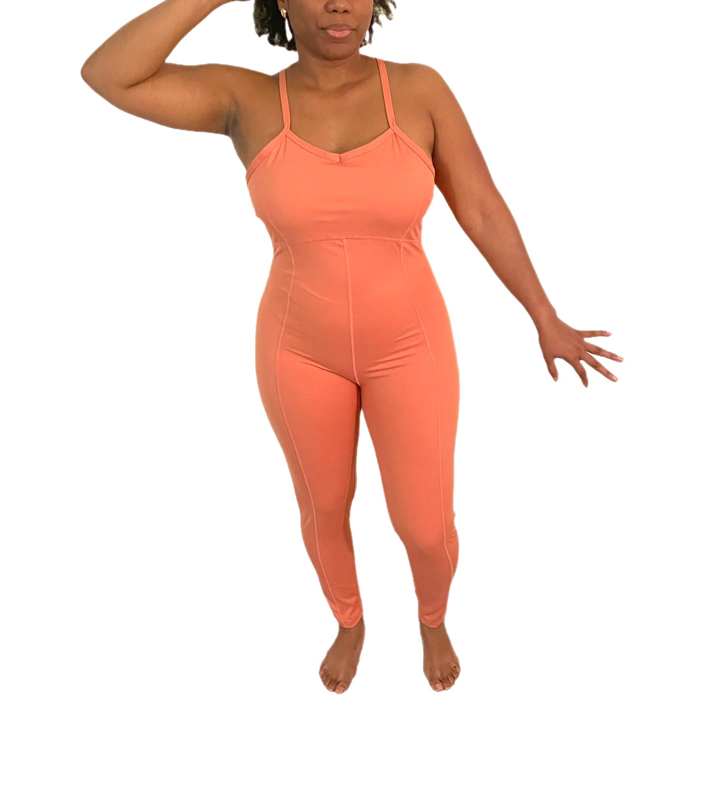 Coral Yoga Bodysuit