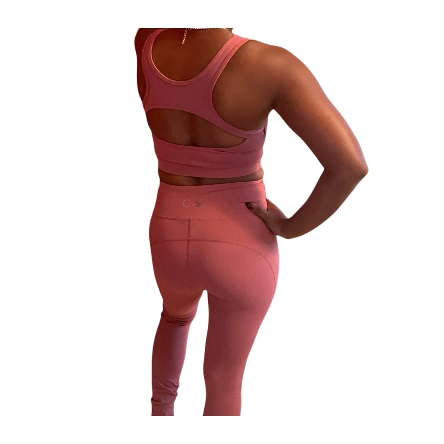 Rose Pink Sports Bra