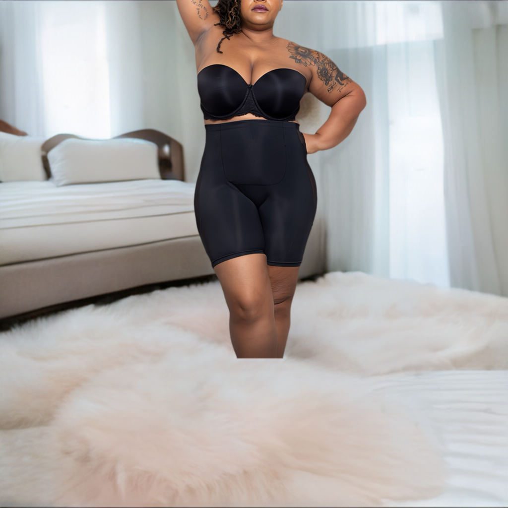 Lux1163 Shapewear Shorts-Espresso