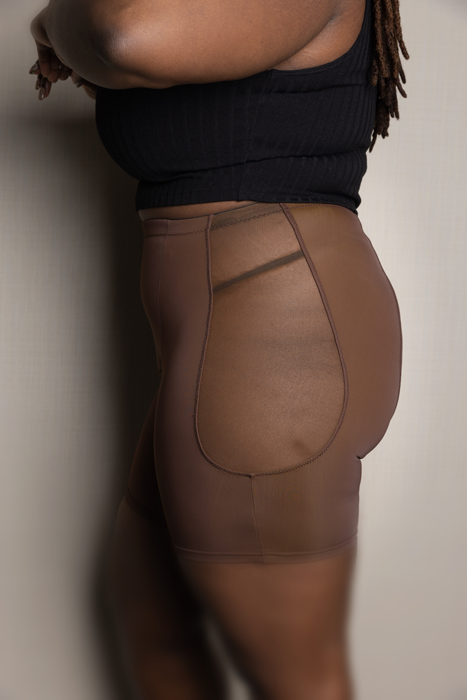 Lux1163 Shapewear Shorts-Mocha